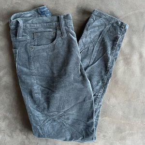 J. Crew High Rise Skinny Corduroy Pants